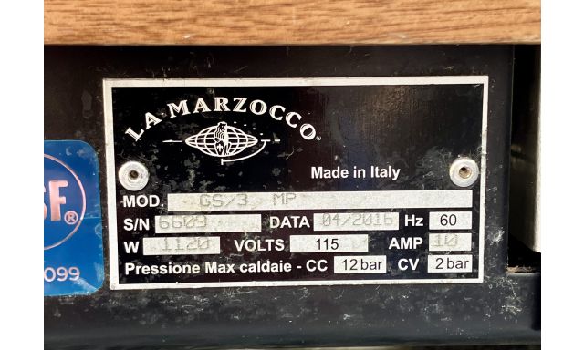 Espresso Machines La Marzocco GS3