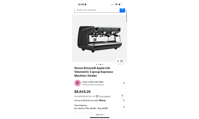 Espresso Machines Nuova Simonelli Appia II