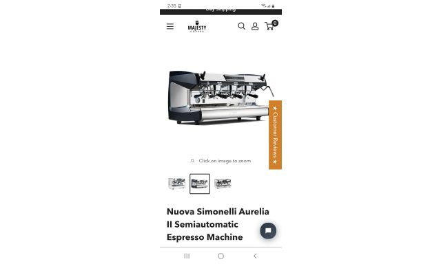 Espresso Machines Nuova Simonelli Aurelia II